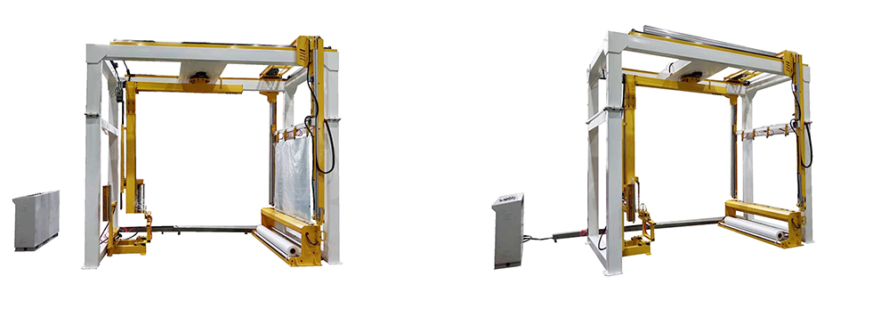 Cantilever Overhead Film Wrapping Packaging Machine