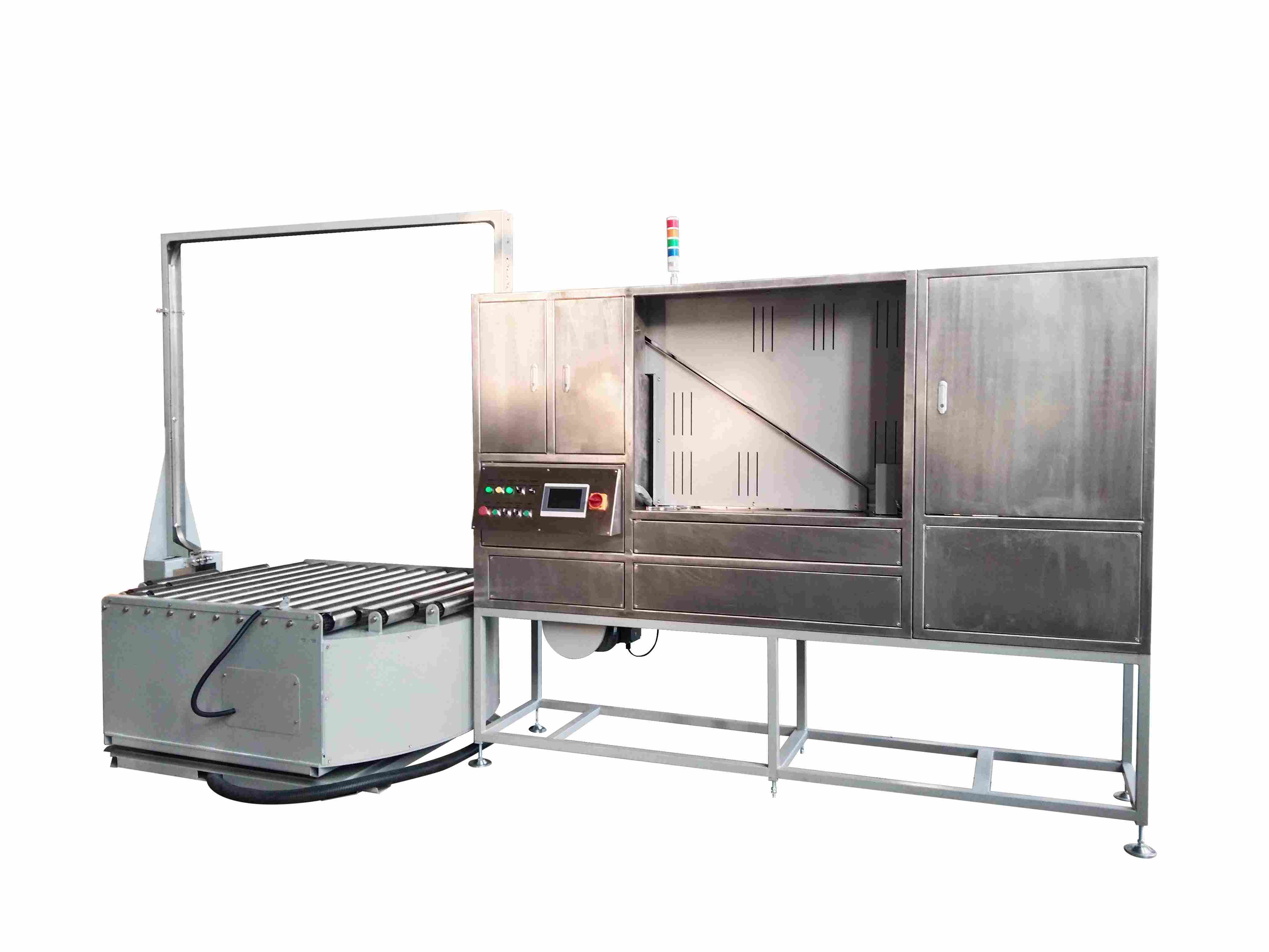 Stainless steel sword piercing baler